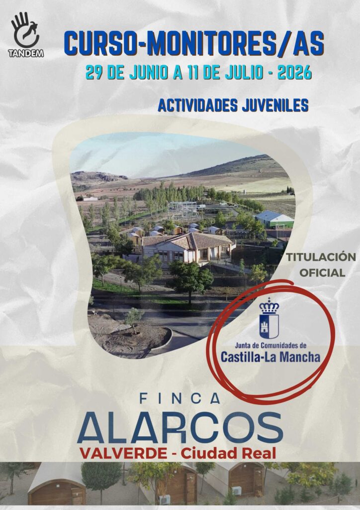 Cartel original curso de monitores 2026